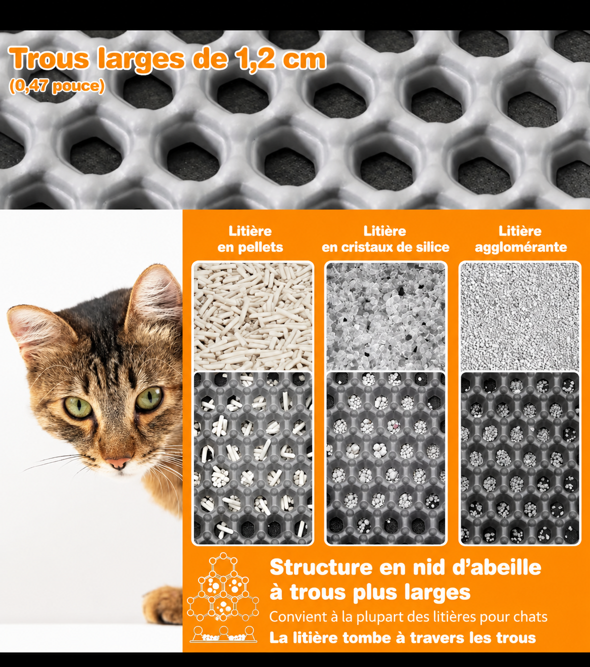 Tapis Anti-Projections de Litière